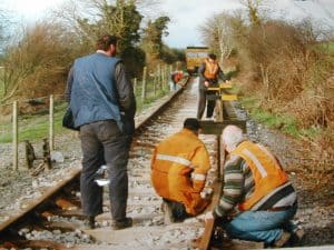 Laying track on the South Line